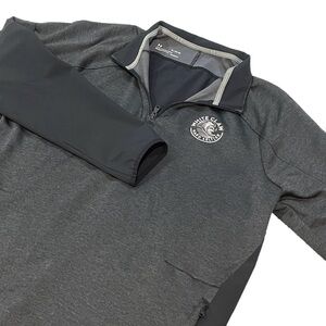 Men’s UNDER ARMOUR White Claw Gray 1/4 Zip Pullover Windbreaker Golf NWOT XL